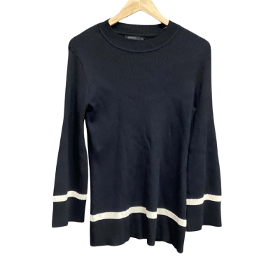 Portmans Womens  Long Sleeve Top Black Size XS