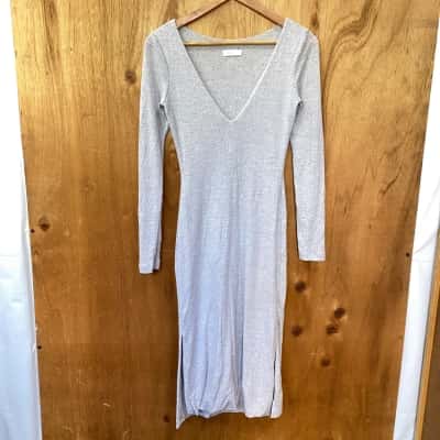 Kookai Light Grey Merino Wool Dress Size Approx. S