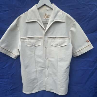  Mens  Size XL Beige vintage safari shirt