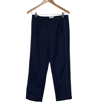 Colovos Virgin Wool Navy Blue Pants Size 27