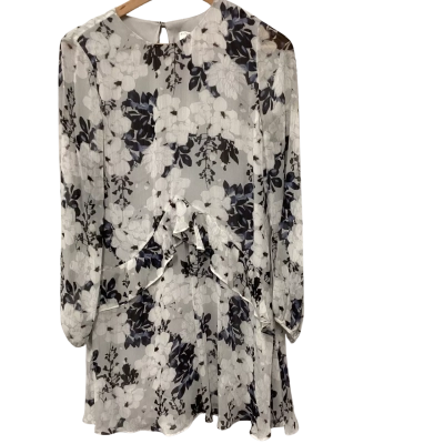 Witchery Womens  Size 10 Floral Dress Floral / Grey 