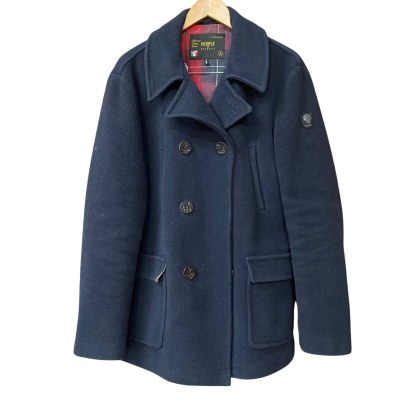 People Of Shibuya Mens Size XL Navy Blue Coat