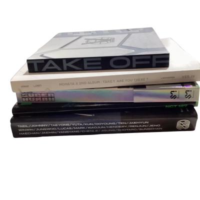 5 K-pop books (not including cds)
