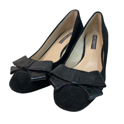 Jane Debster Womens  Size 7 Wedges Black  