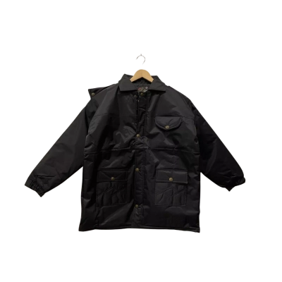 Royal Club Jacket Mens  Size XL Raincoat with Hood  Black  