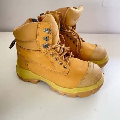 Blundstone Beige Washable Breathable Antifatigue Antibacterial Work Boot  Size 6 