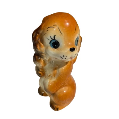 Vintage Ceramic Dog Figurine 