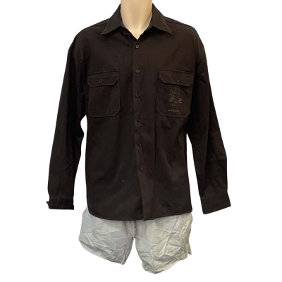 Mens Size XL Jim Beam/ Denim Jacket/ Black  