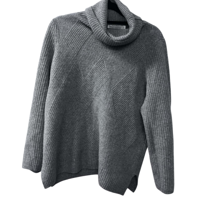Sportscraft Womens  Size L Turtleneck Jumper Grey 