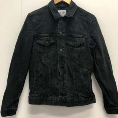 Old Navy Womens  Size S Denim Jacket Black  