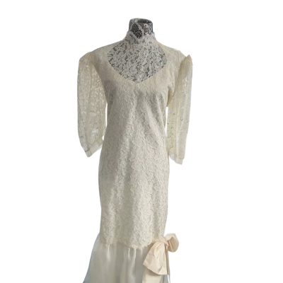 Kieran James Womens Maxi Dress Off White 