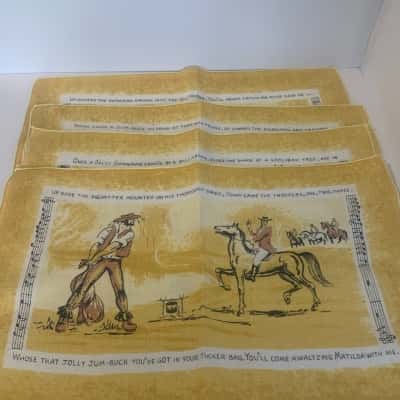 Waltzing Matilda Placemats - Set of 4
