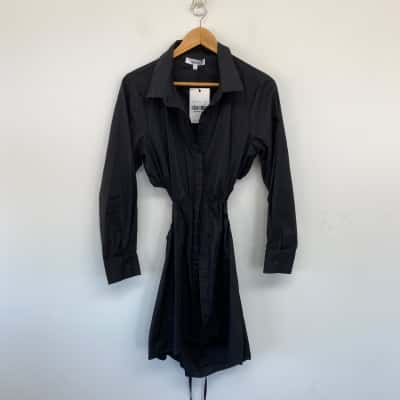 Dazie Black Next Level Shirt Dress  Size 14 