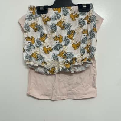 Disney's Lion King Kid's Size 2 Sleepwear Set