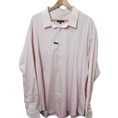 Tarocash Mens Size 5XL Business Shirt Pink  