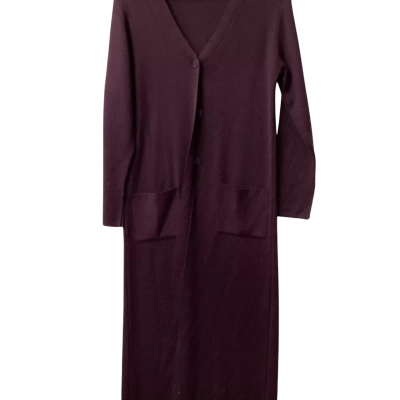 Marks & Spencer  Size 12 long Cardigan Purple wool blend A