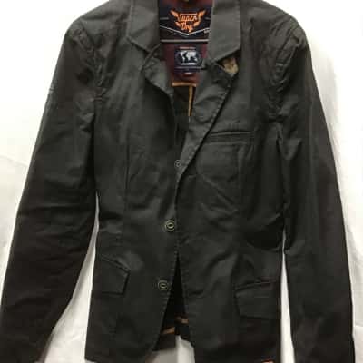 Superdry Mens Waxmans Blazer Size L 