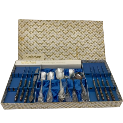 Wiltshire Fine Quality Silverplated Cutlery Set - Incomplete 