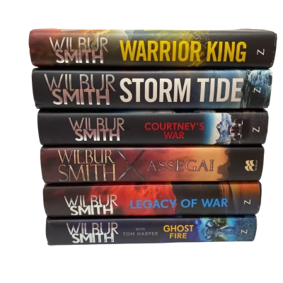 Wilbur Smith Hardback Book Bundle - 6 books from the Courtney Series