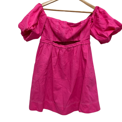  Petal & Pup Womens  Size M Pink  Off The Shoulder Short Dess