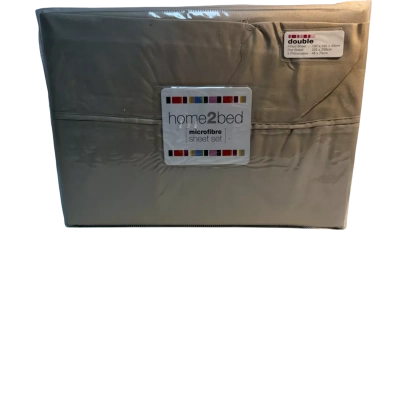 Home 2 Bed microfibre sheet set - double