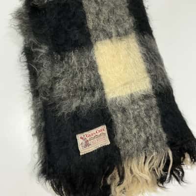 Mohair Glen Cree vintage blanket Scotland 
