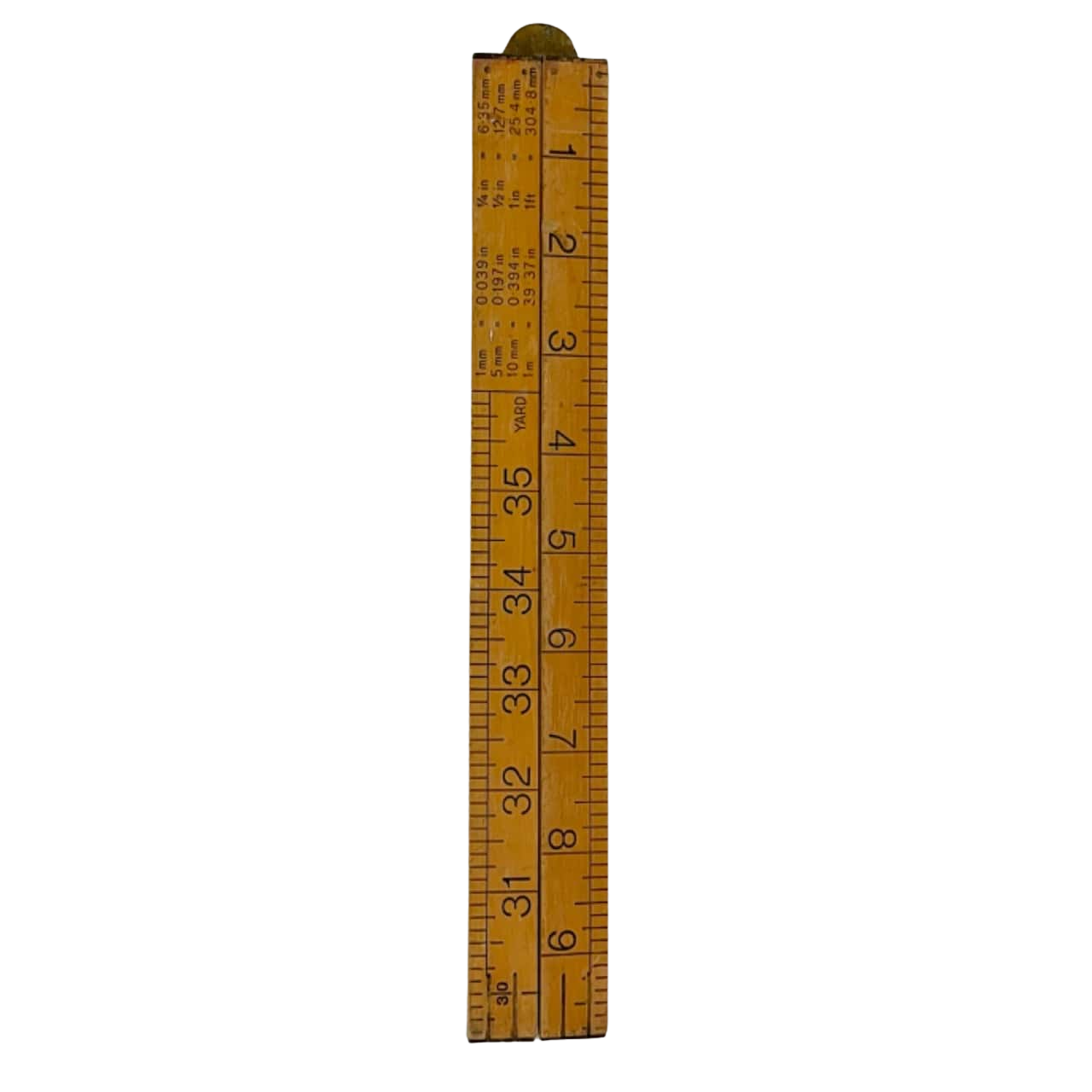 Used Ruler Vintage Wooden Ruler(s)