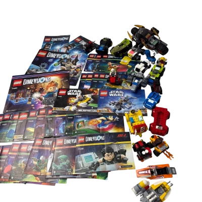 Lego Dimensions vehicles booklets not included 