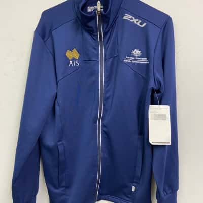 2XU Mens  Size M Navy Blue Performance Track Sweat Australian Government