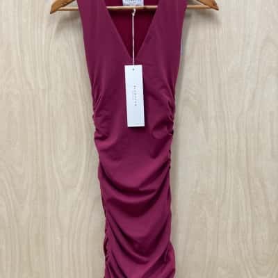 Glamazon Womens  Size 6 CocktailDress Maroon  2