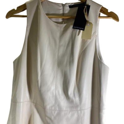 Portmans Women Size 14 Sleeveless White Dress