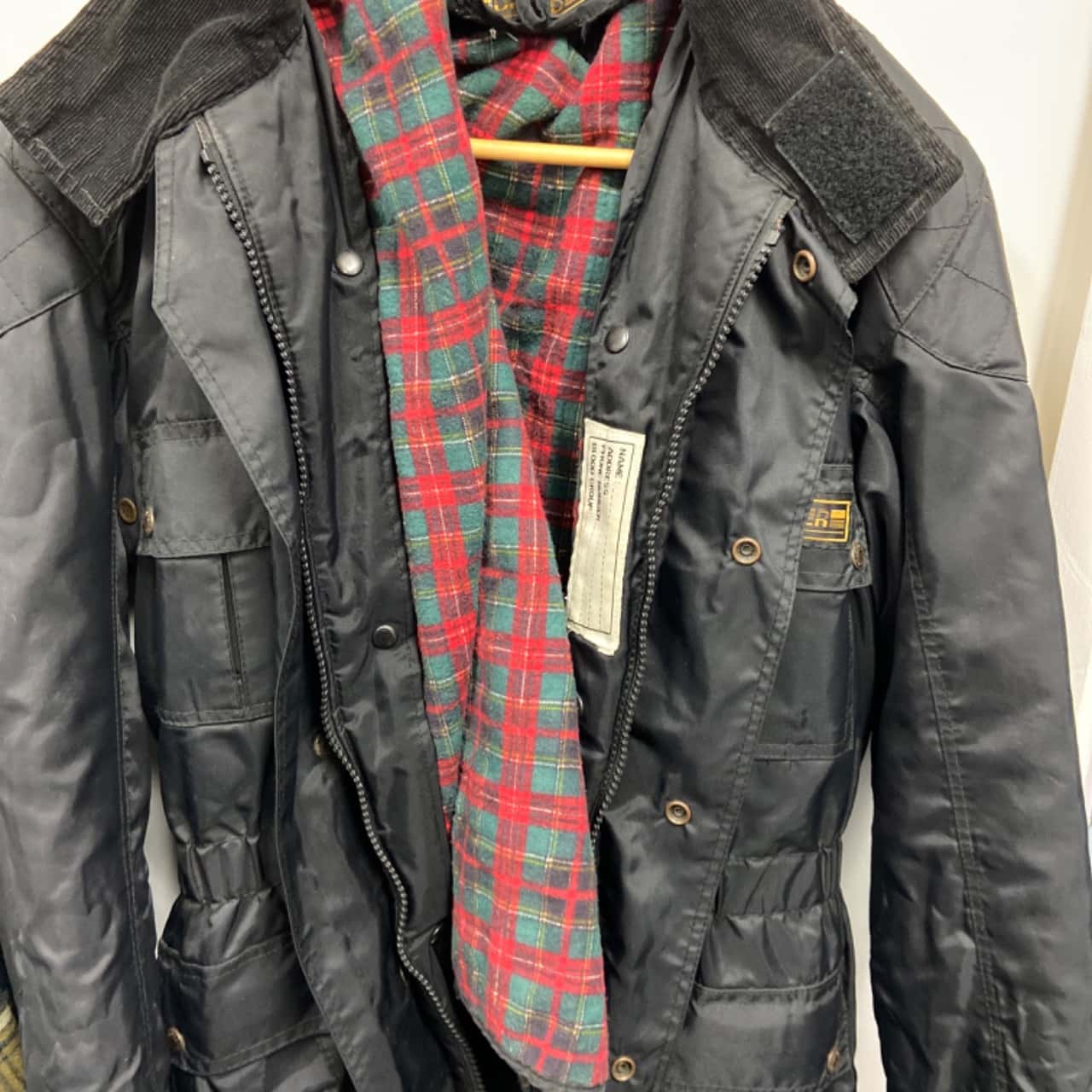 Dri Rider Mens Size M Biker Black / Checked (s)
