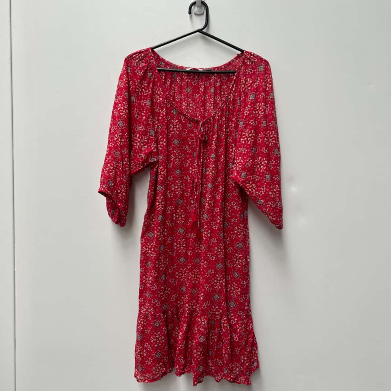 strapless open back dress Elmer Red Stripe Long Sleeve Knit Mini Dress