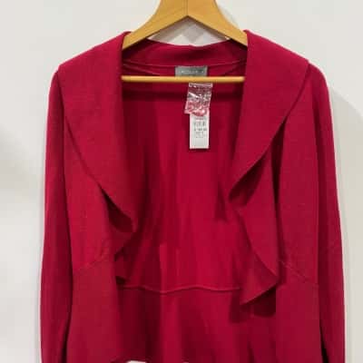 Jacqui-E Womens Open Cardigan