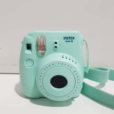 Instax Mini 8 Mint Green Polaroid Camera