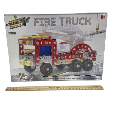Construct Fire Truck mechanical kit