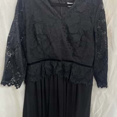 Trent Nathan black gown