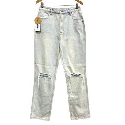 Wrangler “Lita” High Rise Straight Fit Light Wash Blue Jeans Size 12