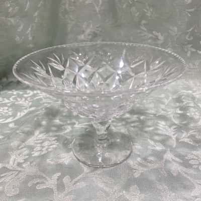 Vintage Crystal Pedestal Compote