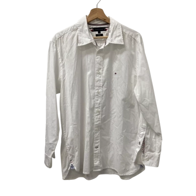 Tommy Hilfiger Mens  Size XL Long Sleeve Shirt White 