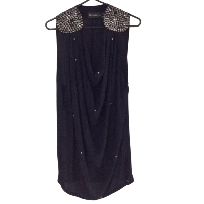 Womens  Shakuhachi Size 12 Midi Dress / Sleeveless Dress  Black  / Pattern 