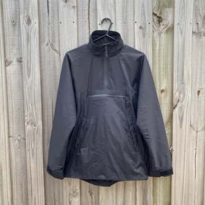 Mens Fred Perry Size XS Hooded Smock Jacket Black