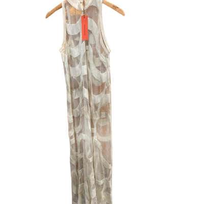 Manning Cartell Womens  Size 8 Floral Dress / Maxi Dress Cream 