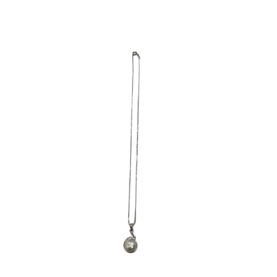 925 Silver Necklace With 925 Silver Pearl Pendant
