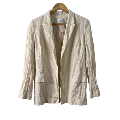 Forever New Womens  Size 8 Suit Jacket Beige 
