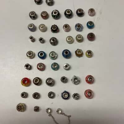Assorted Charms Some Pandora Some 925 Stamped