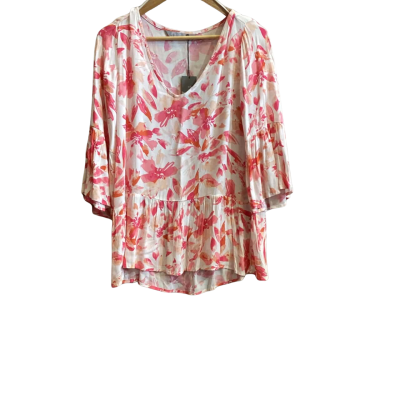 Katies Womens  Size 8 Floral / Pink  Top