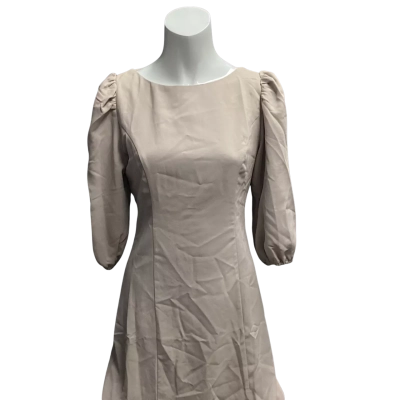 Whyte Valentyne Womens  Size 8 Mini Dress Beige 