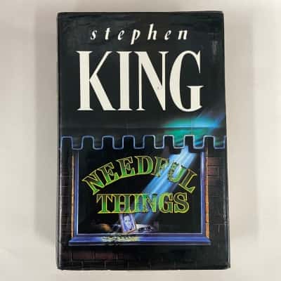 Stephen King - Needful Things - First UK Edition 1991 - Hardcover with Dust-Jacket - Published by Hodder and Stoughton