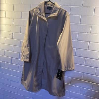 Sanro Unisex Size 12 Water Repellent Coat Beige 